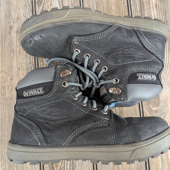 Dewalt Plasma Steel Toe Boots Womens 6.5 Black Work Boot - Picture 7 of 11